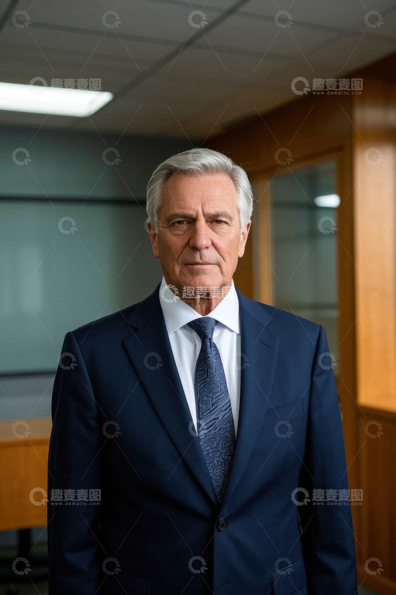 高清大图下载【趣麦麦图】西装革履的成熟男士肖像