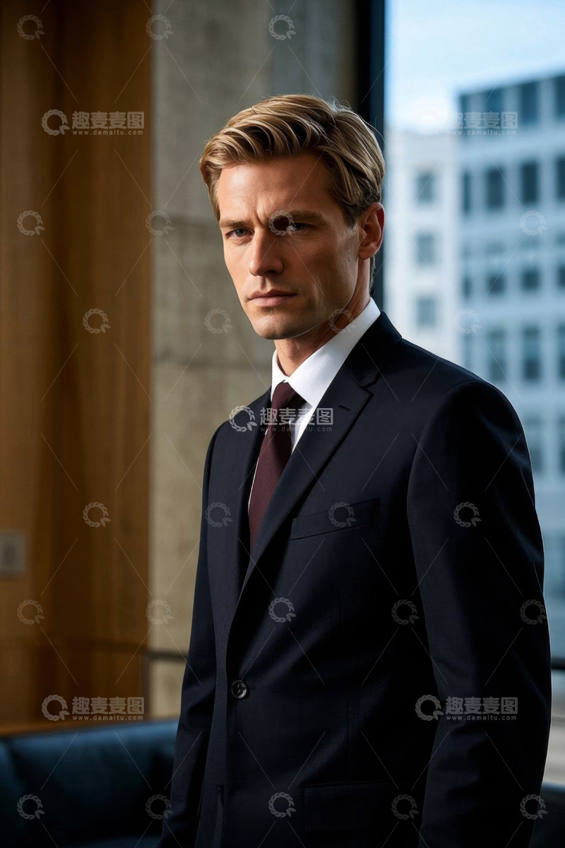 高清大图下载【趣麦麦图】西装革履男士商务写真