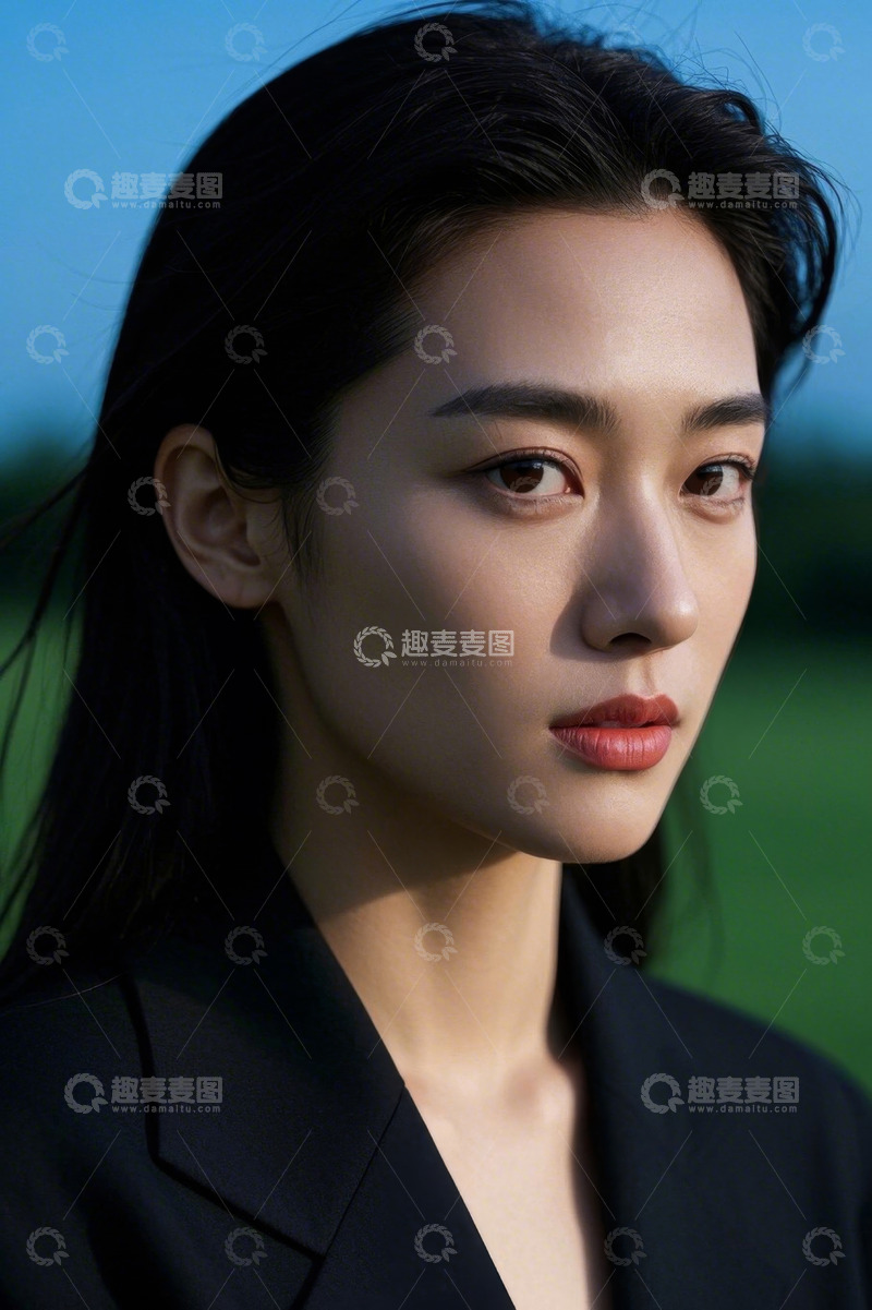 高清大图下载【趣麦麦图】时尚女性户外写真照片