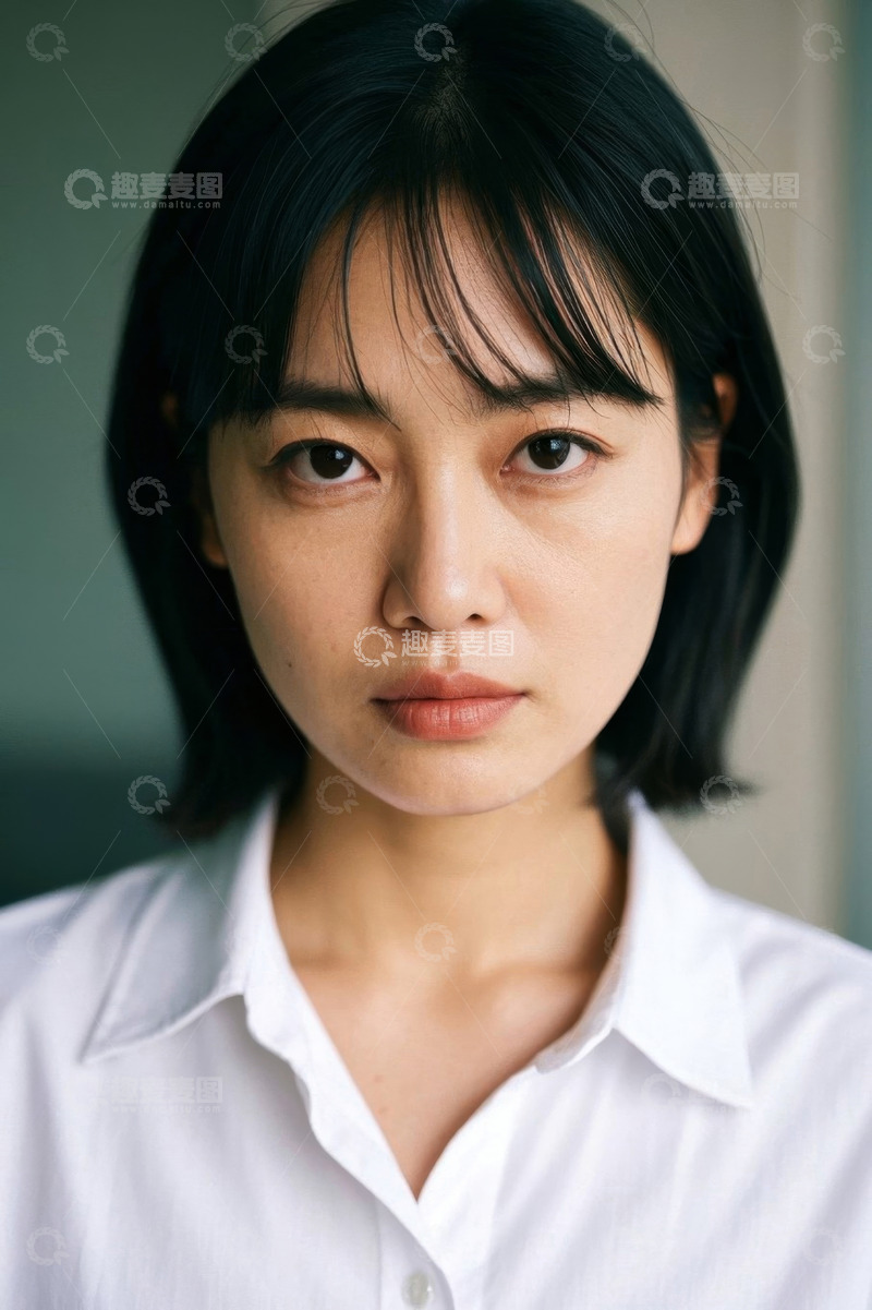 高清大图下载【趣麦麦图】一位女性的肖像特写镜头