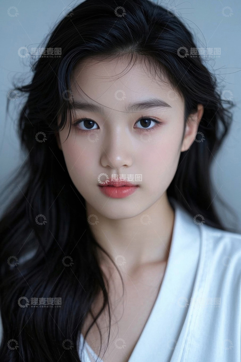 高清大图下载【趣麦麦图】漂亮女孩写真照清新淡雅