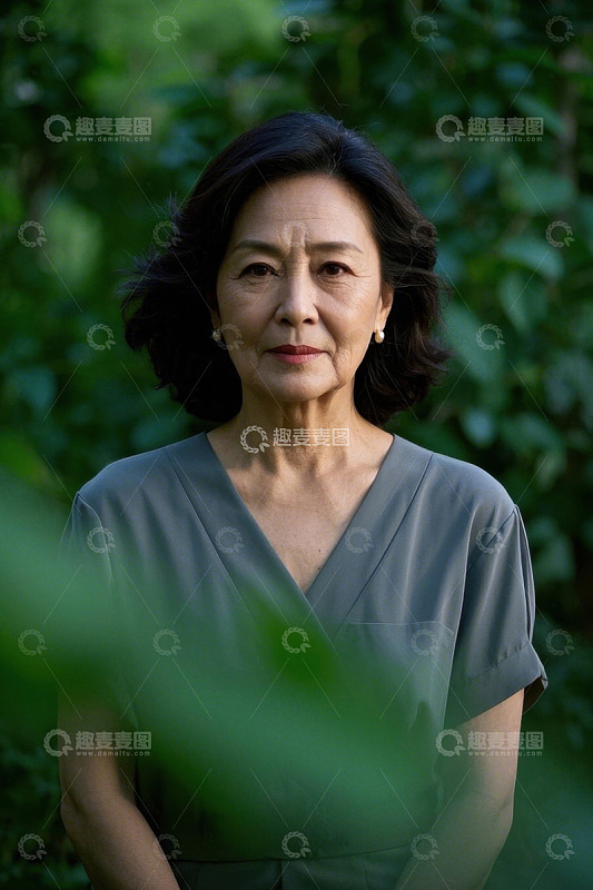 优雅成熟女性户外写真