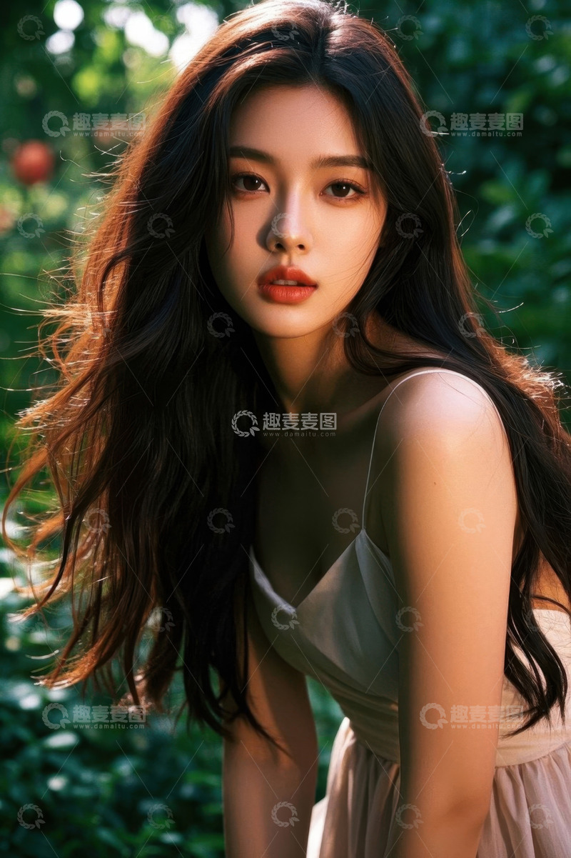 高清大图下载【趣麦麦图】清纯美女户外写真甜美写真