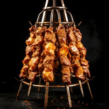 架子肉美食图片