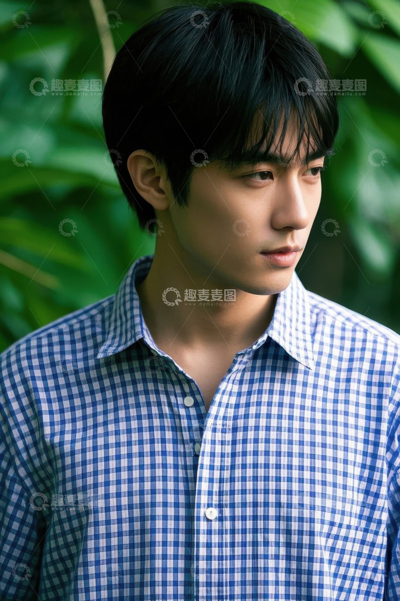 高清大图下载【趣麦麦图】阳光下清新少年写真