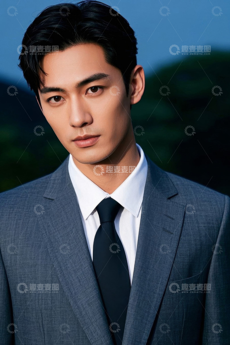 高清大图下载【趣麦麦图】时尚型男西装写真帅气逼人