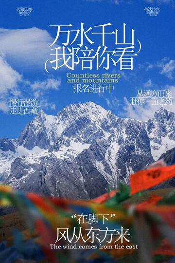 西藏旅游旅行活动海报