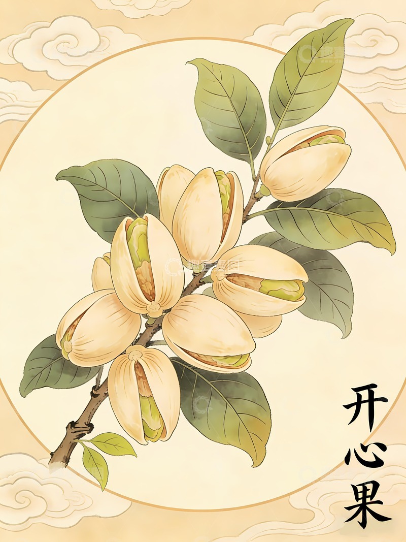 高清大图下载【趣麦麦图】一株开心果图片