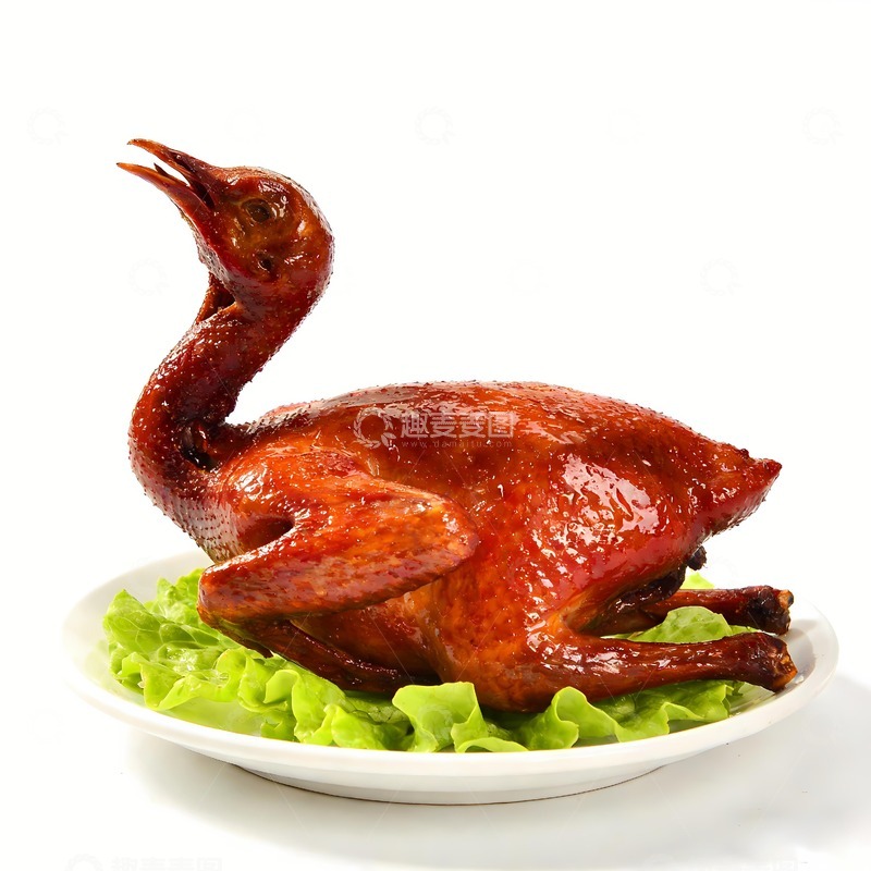 高清大图下载【趣麦麦图】一只烤乳鸽图片