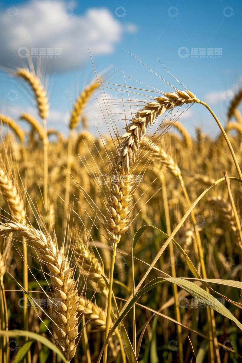 高清大图下载【趣麦麦图】成熟小麦特写