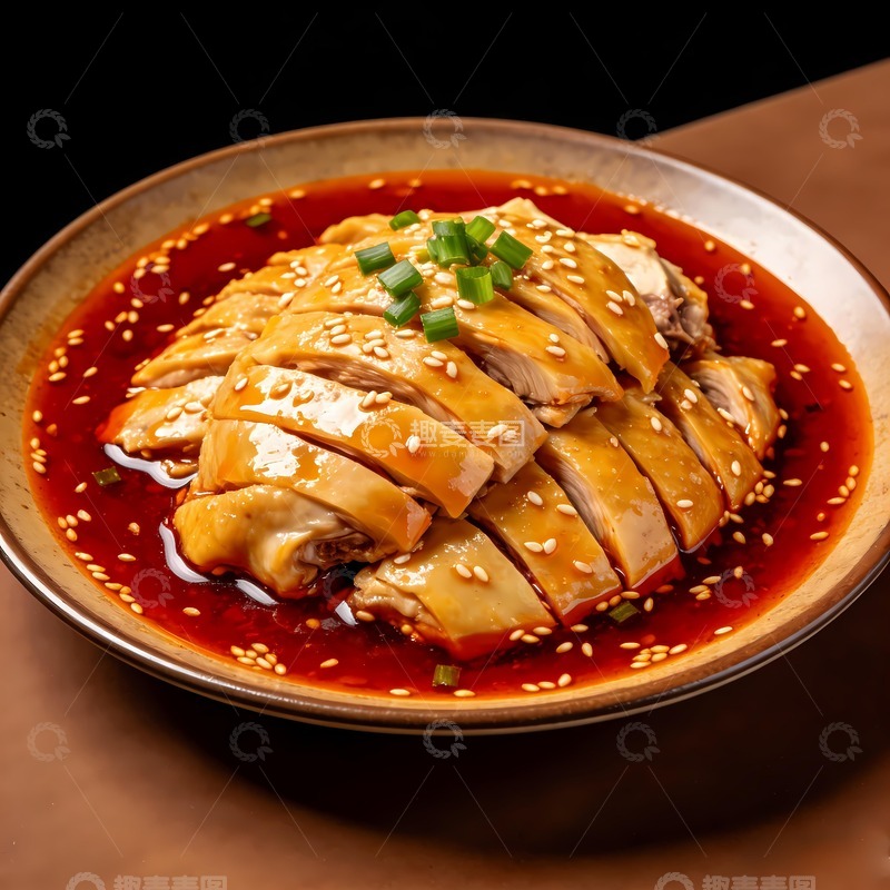 高清大图下载【趣麦麦图】棒棒鸡口水鸡