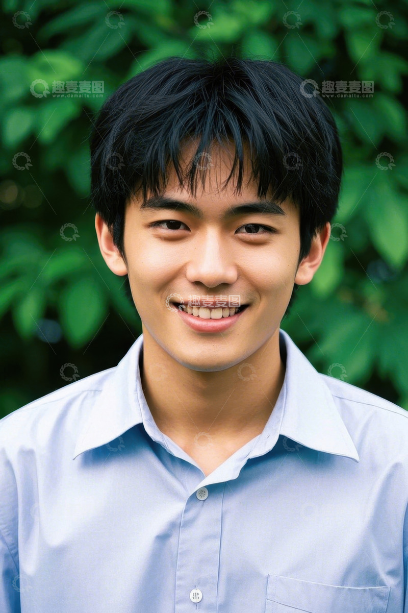 高清大图下载【趣麦麦图】阳光男孩青春笑容写真