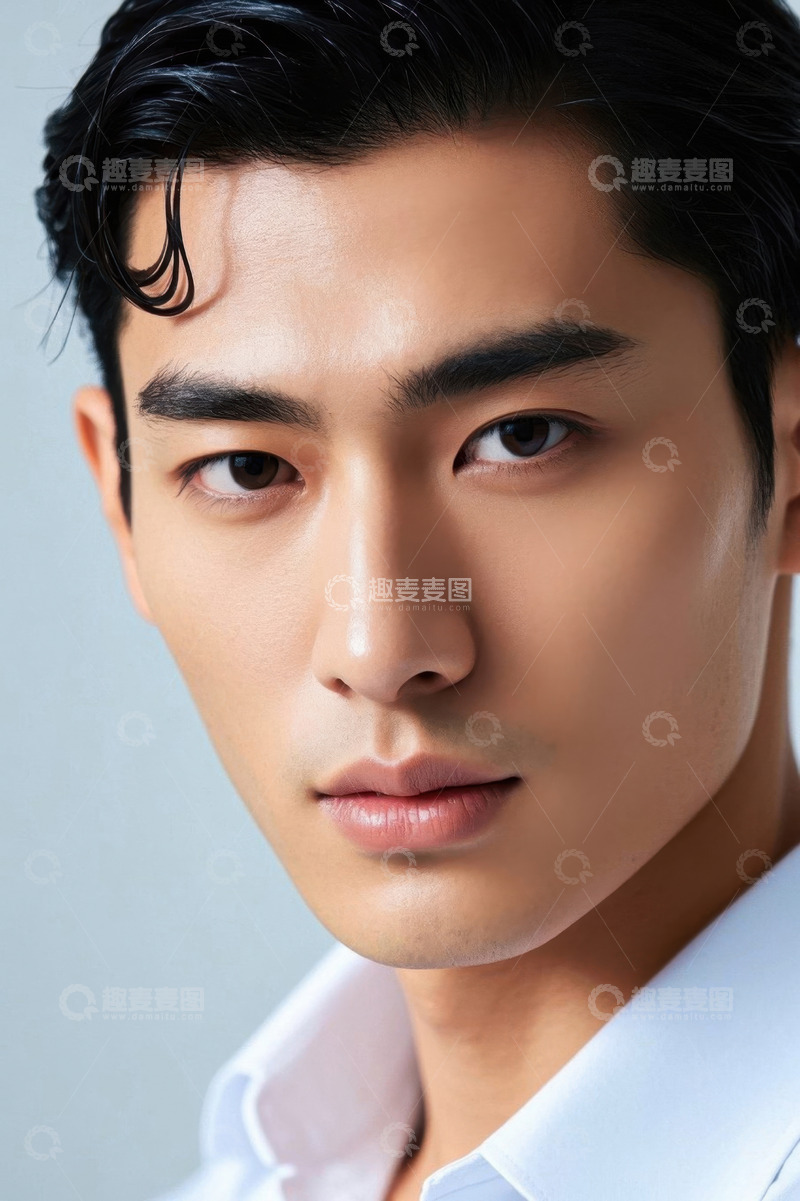 高清大图下载【趣麦麦图】亚洲男士时尚写真特写镜头
