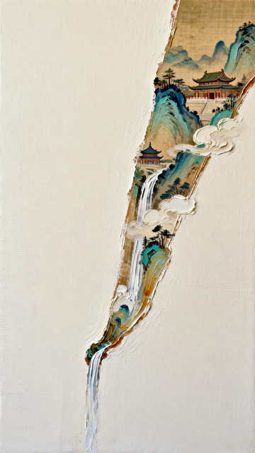 国画山水风景画