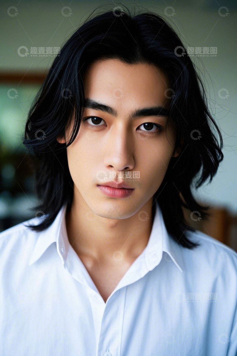 高清大图下载【趣麦麦图】清秀男子写真照片