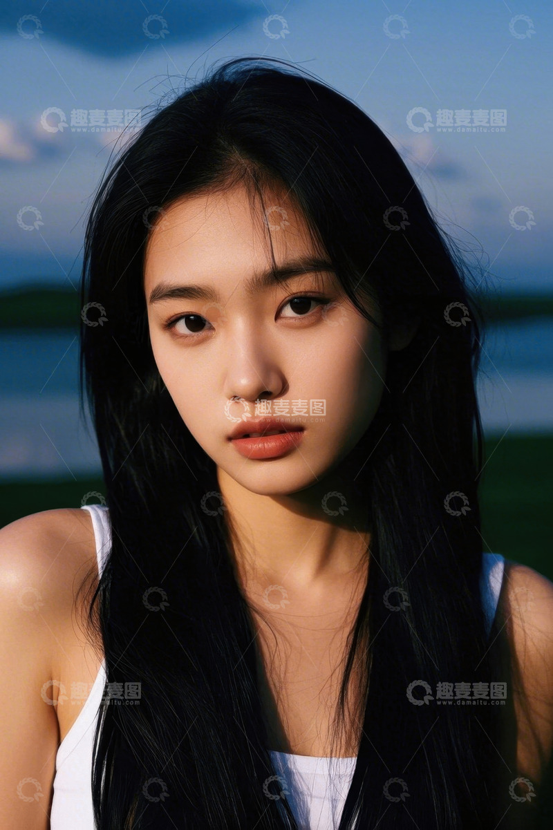 高清大图下载【趣麦麦图】阳光下清纯少女写真