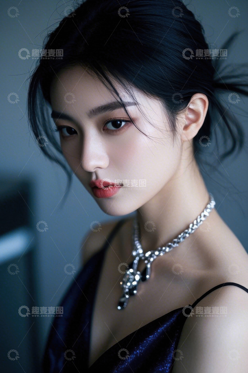 高清大图下载【趣麦麦图】时尚优雅的年轻女子写真