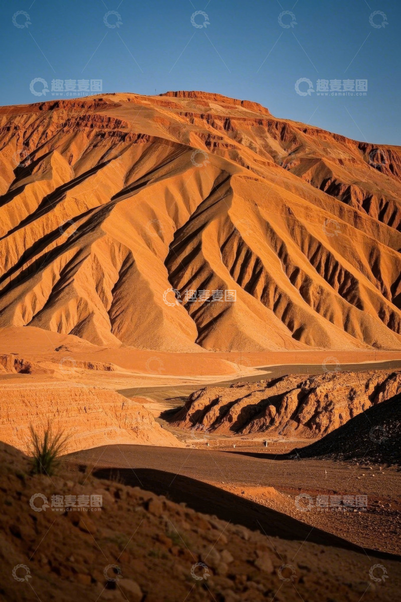 高清大图下载【趣麦麦图】沙漠山脉自然风光全景