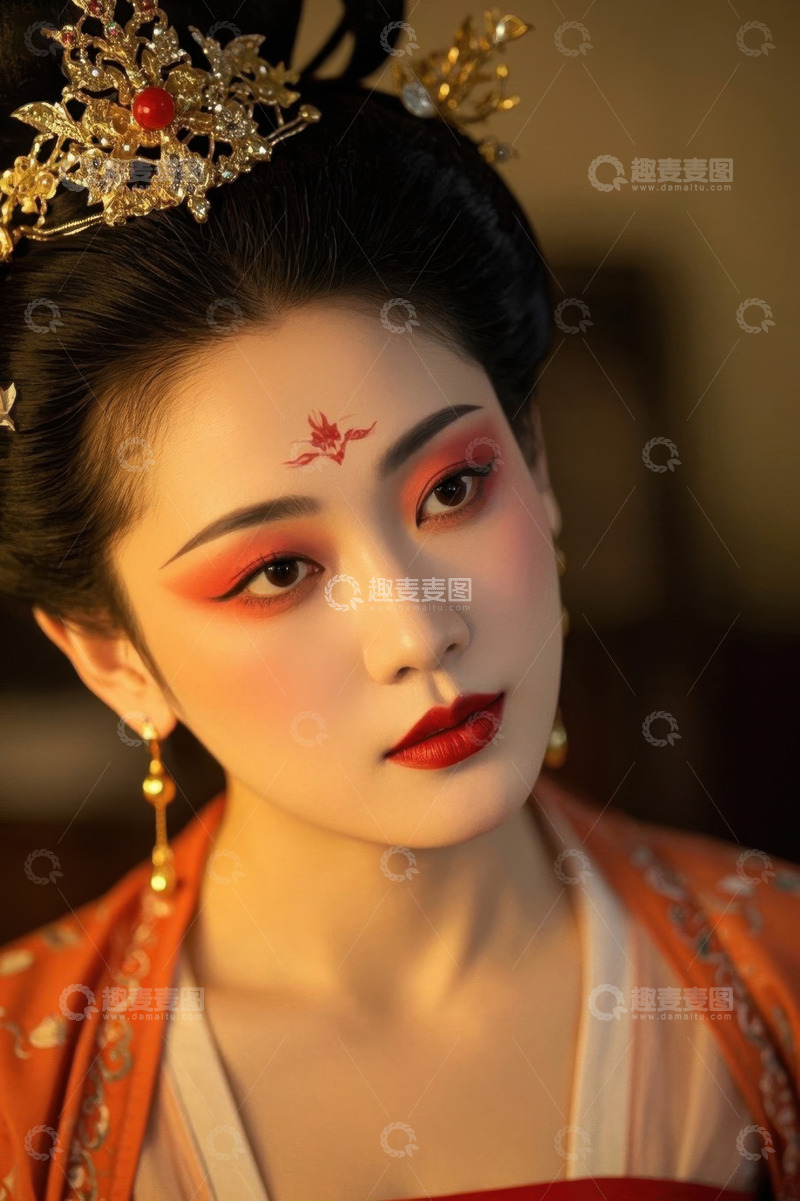 高清大图下载【趣麦麦图】古装女子精美妆容写真