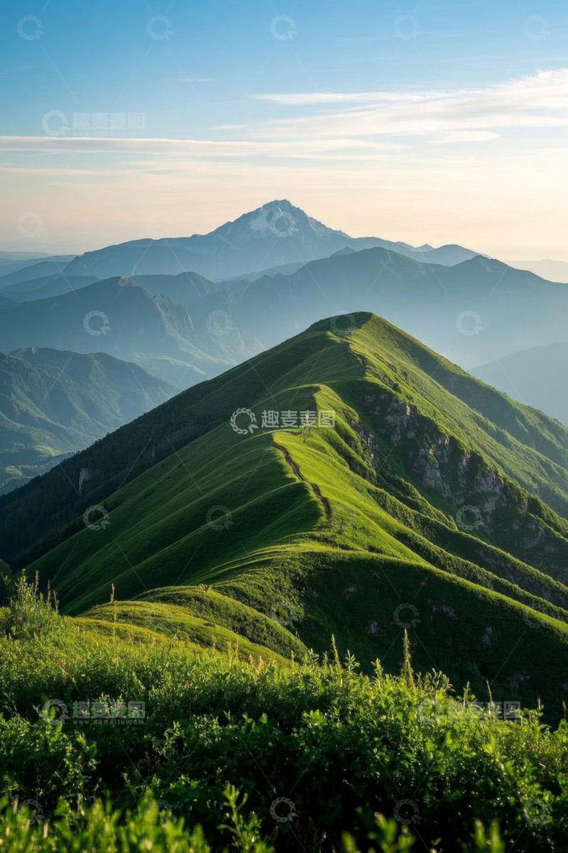 高清大图下载【趣麦麦图】户外青山远景自然风光