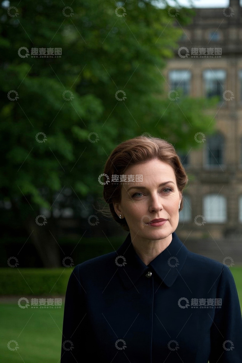 高清大图下载【趣麦麦图】优雅女性户外肖像写真