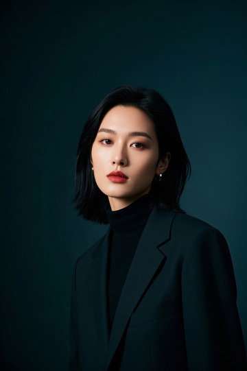 时尚女性肖像照商务风格