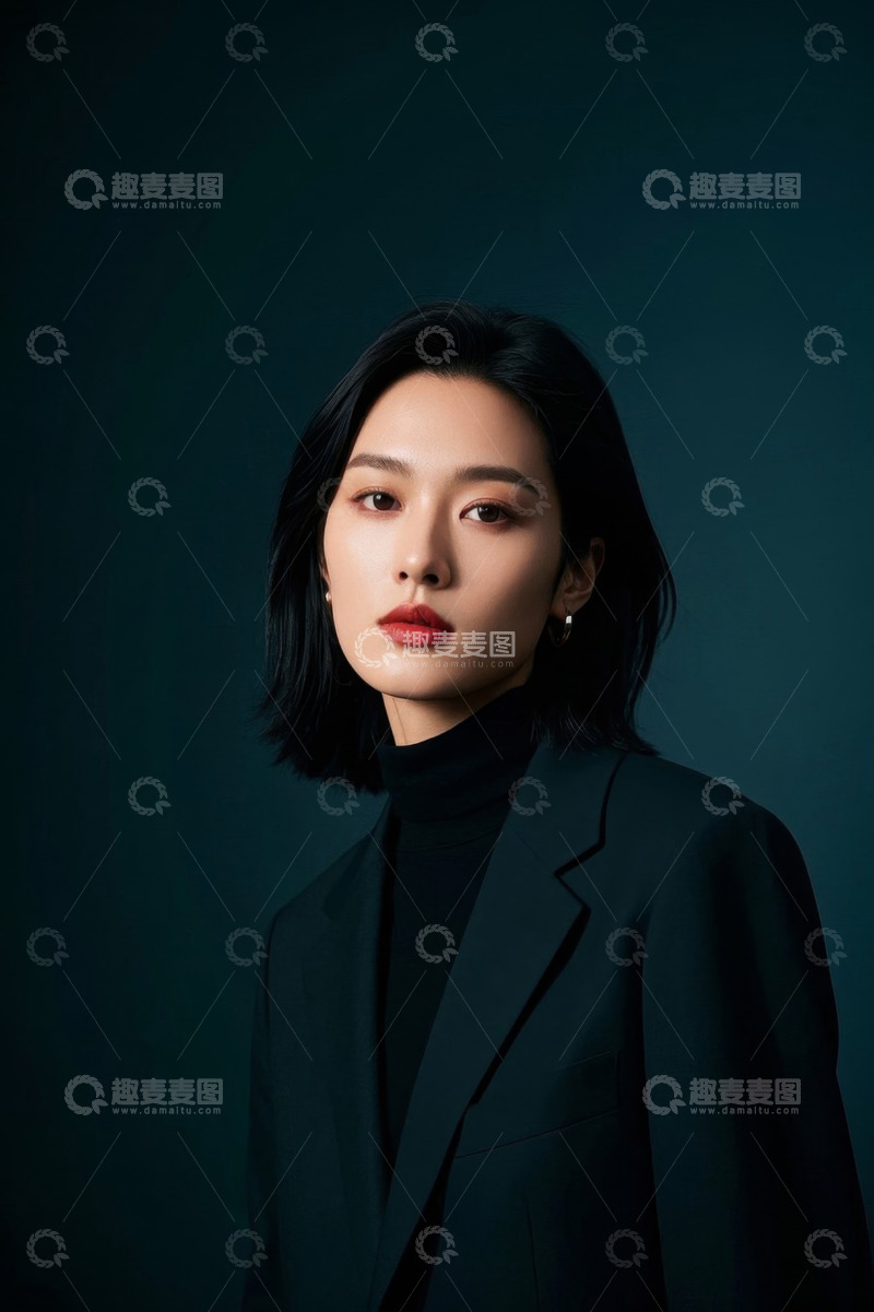 高清大图下载【趣麦麦图】时尚女性肖像照商务风格