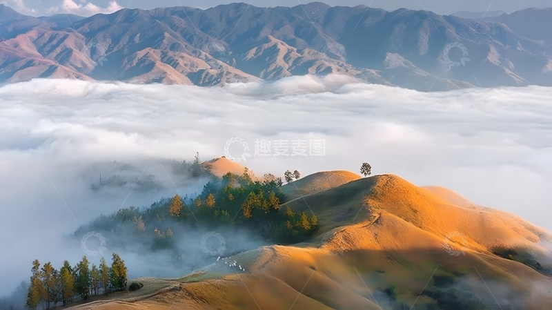 高清大图下载【趣麦麦图】云海山峦风景摄影