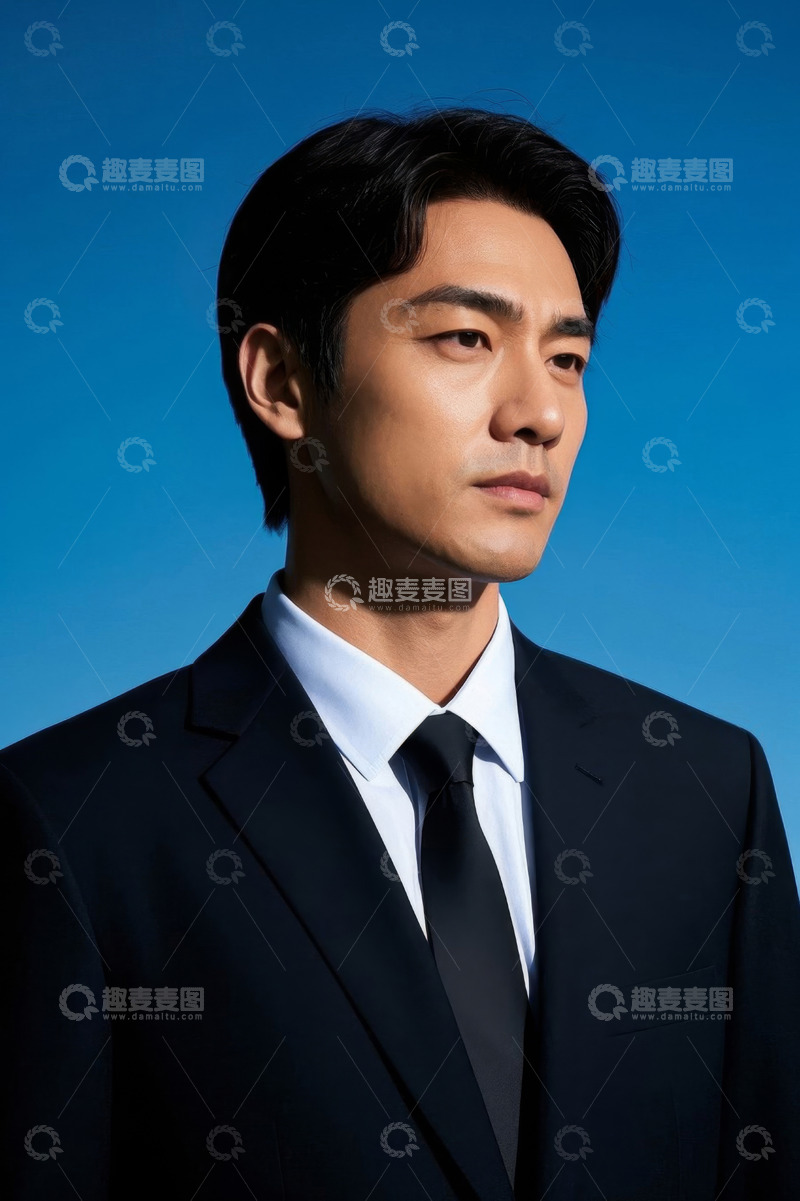 高清大图下载【趣麦麦图】西装革履男士肖像摄影