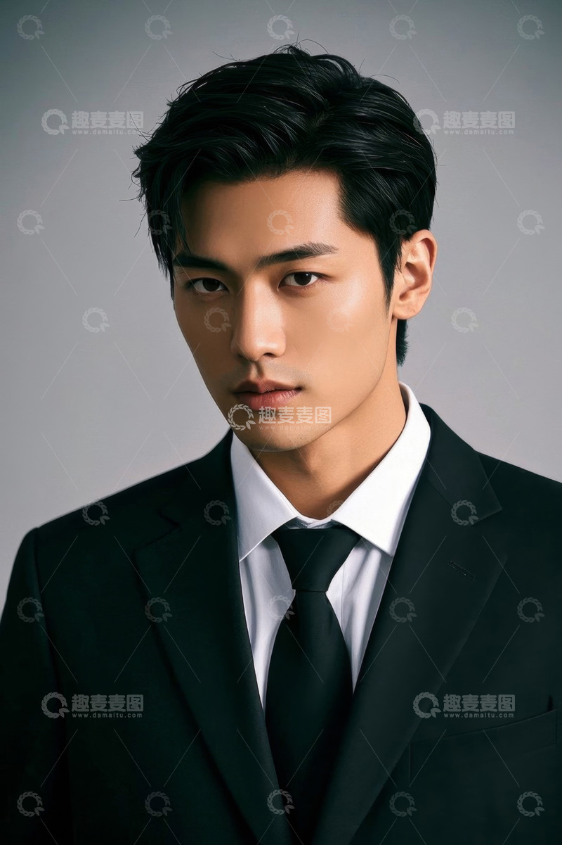 高清大图下载【趣麦麦图】时尚型男商务写真西装革履