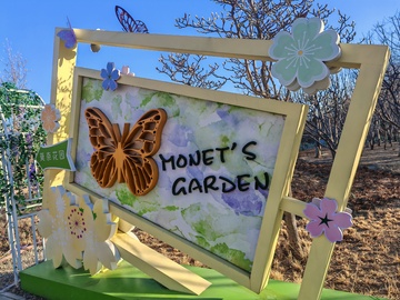 蝴蝶花园装饰展示