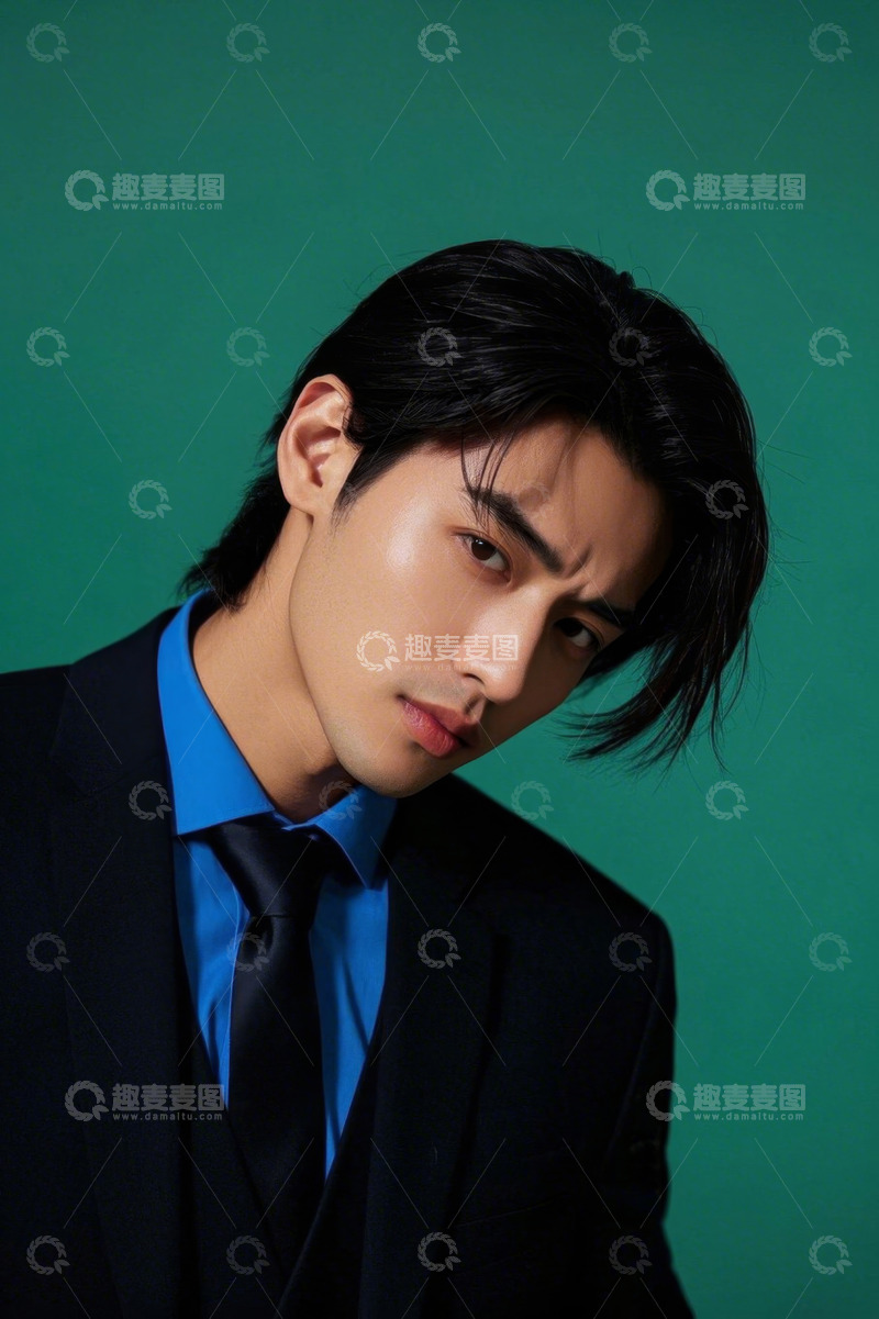 高清大图下载【趣麦麦图】时尚型男西装写真魅力十足