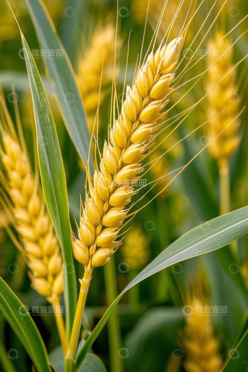 高清大图下载【趣麦麦图】成熟饱满的小麦特写