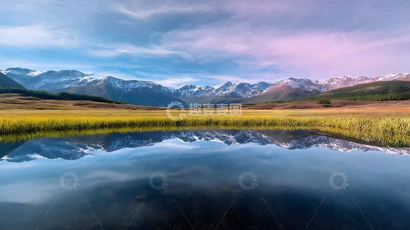 高清大图下载【趣麦麦图】山水倒影风光摄影自然景观
