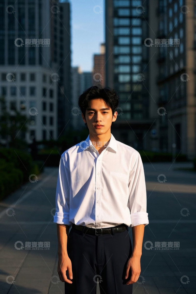 高清大图下载【趣麦麦图】阳光下都市型男时尚写真