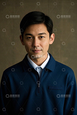亚洲男性商务休闲肖像照