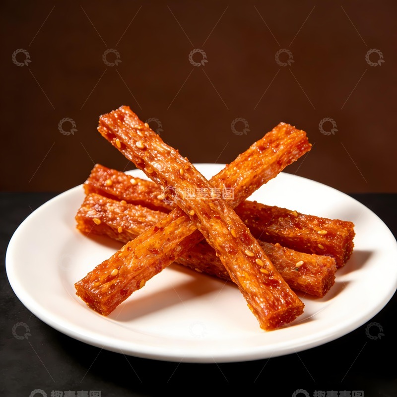 高清大图下载【趣麦麦图】美味手工辣条图片