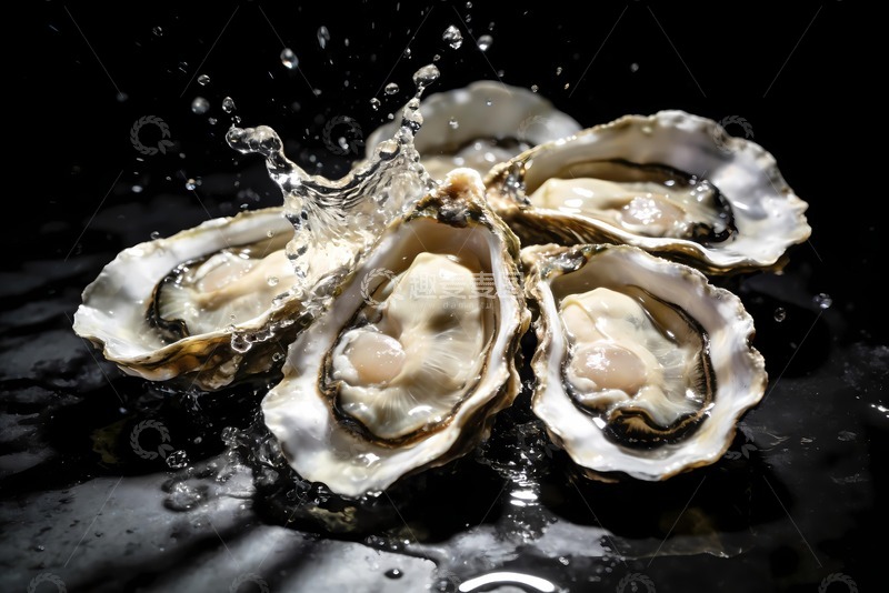 高清大图下载【趣麦麦图】新鲜生蚝图片