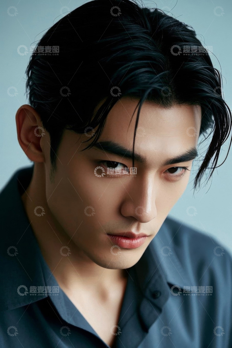 高清大图下载【趣麦麦图】时尚男士肖像写真帅气青年