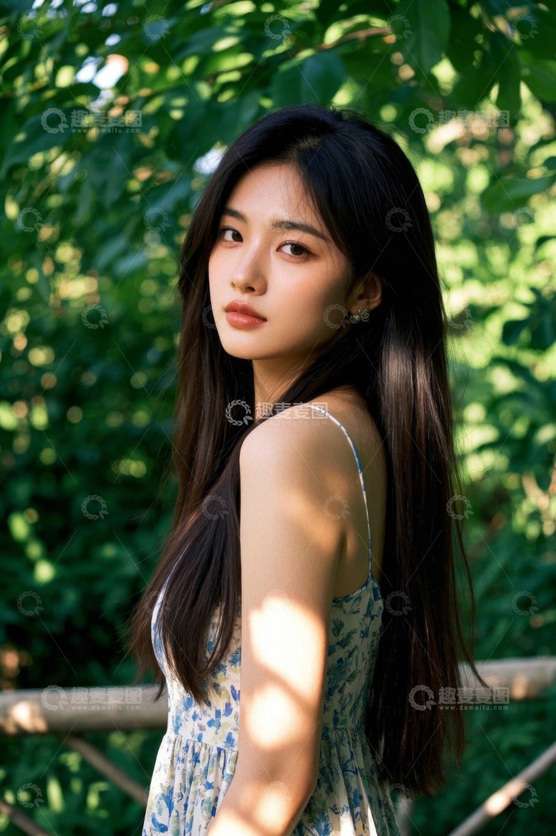 高清大图下载【趣麦麦图】清纯少女夏日户外写真