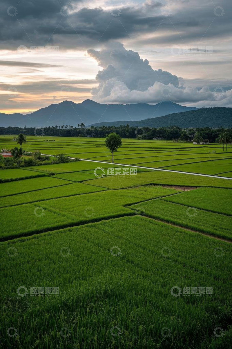 高清大图下载【趣麦麦图】田野自然风光全景