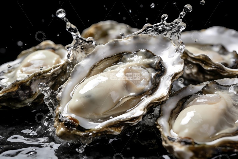 高清大图下载【趣麦麦图】新鲜生蚝水产海鲜
