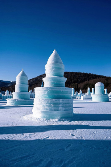 户外冰雪景观冰雕建筑
