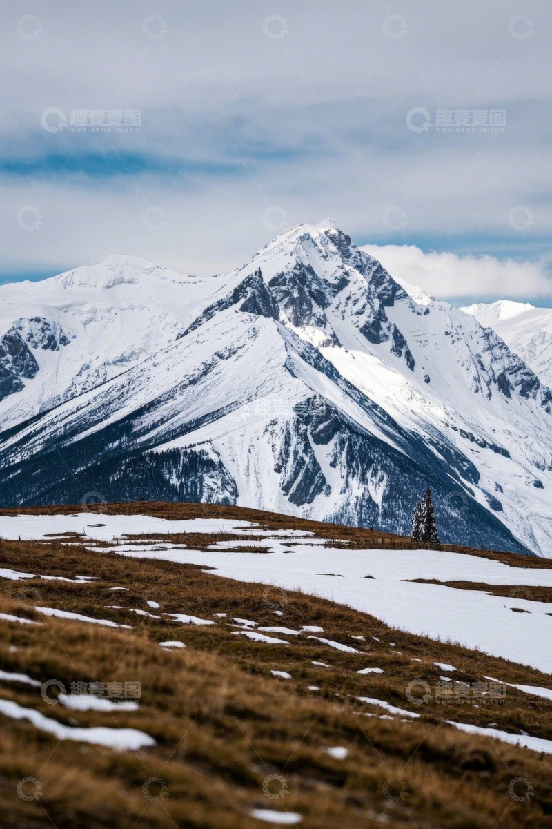 高清大图下载【趣麦麦图】雪山自然景观远景