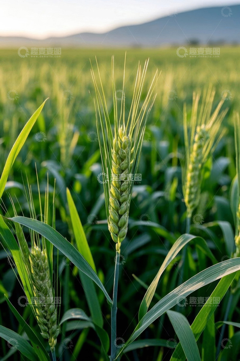 高清大图下载【趣麦麦图】麦田里生长的小麦