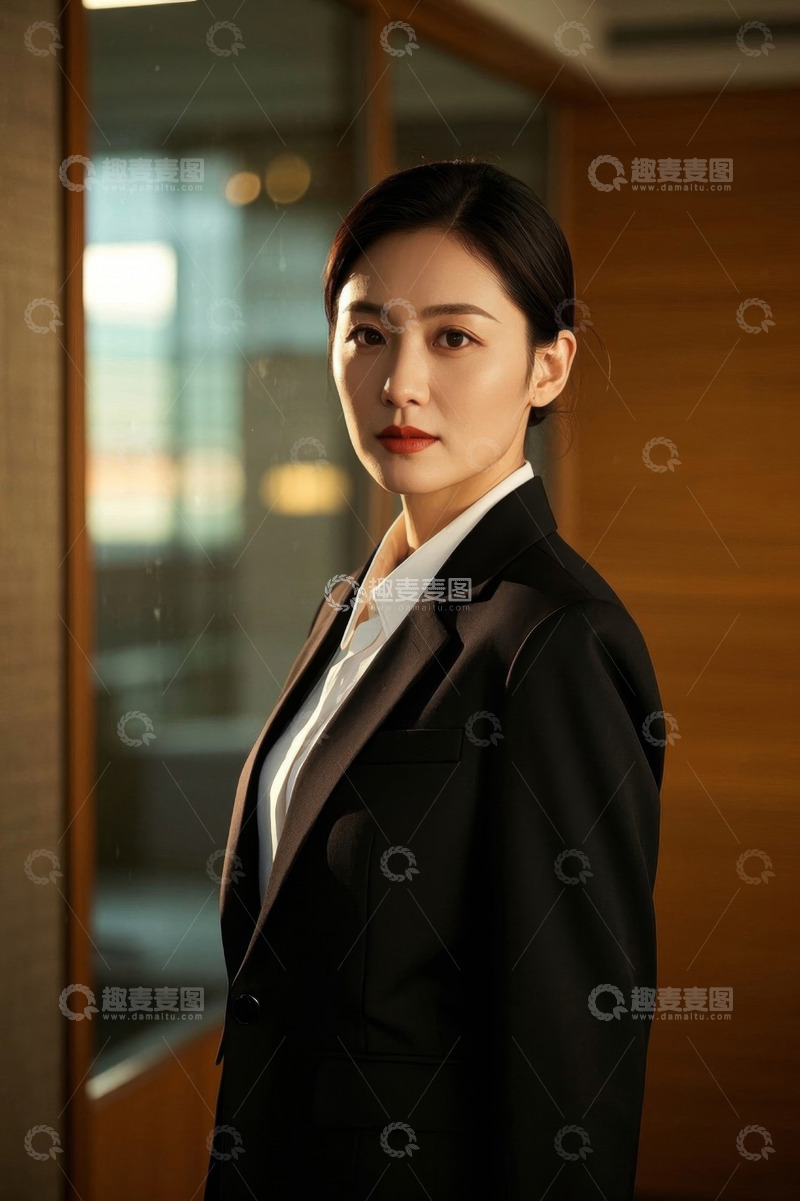 高清大图下载【趣麦麦图】身着正装的亚洲职场女性