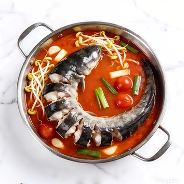 酸汤鱼火锅摄影