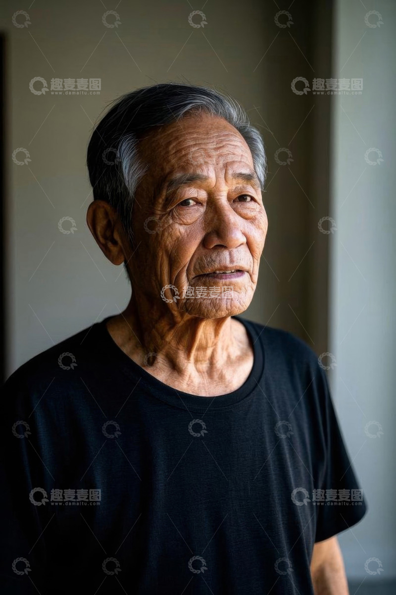 高清大图下载【趣麦麦图】老年男性人物肖像