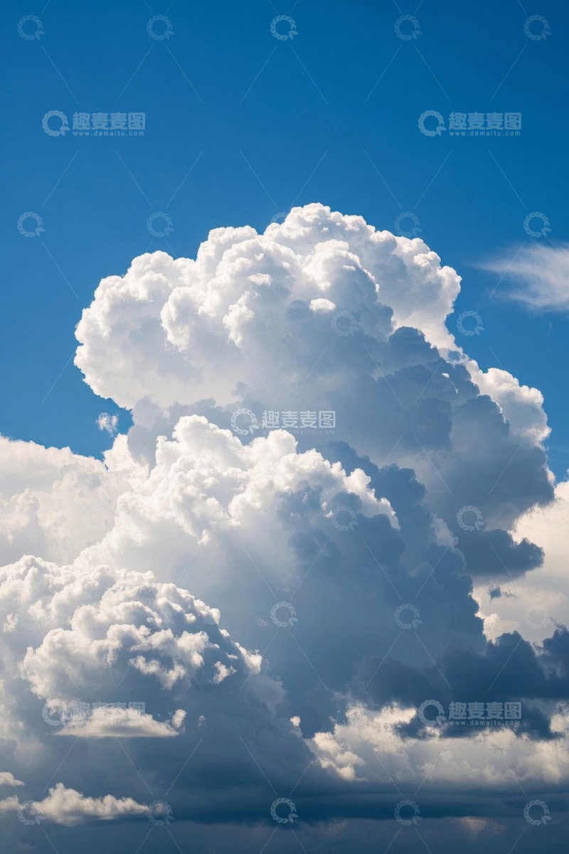 高清大图下载【趣麦麦图】蓝天白云大朵积云景观