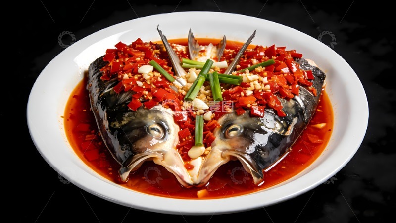 高清大图下载【趣麦麦图】一盘剁椒鱼头